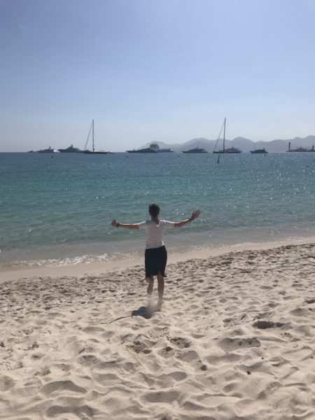 Margaret Gardiner in Cannes