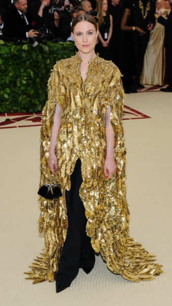 Evan Rachel Wood by die Met Gala 2018