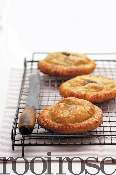 Vinnige steak-en-sampioen-pasteie