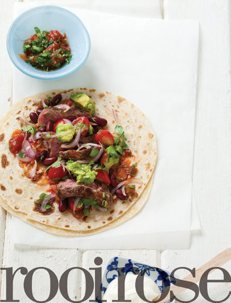 Die beste steak-tortilla's