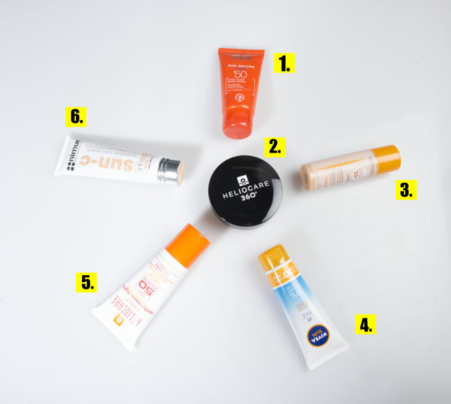 Tinted sunscreen