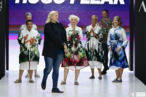 Hugo Flear tydens Kaapstad Modeweek met sy 2019-reeks