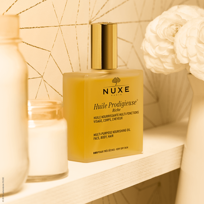 Nuxe se Huile Prodigieuse® riche bevogtig jou vel