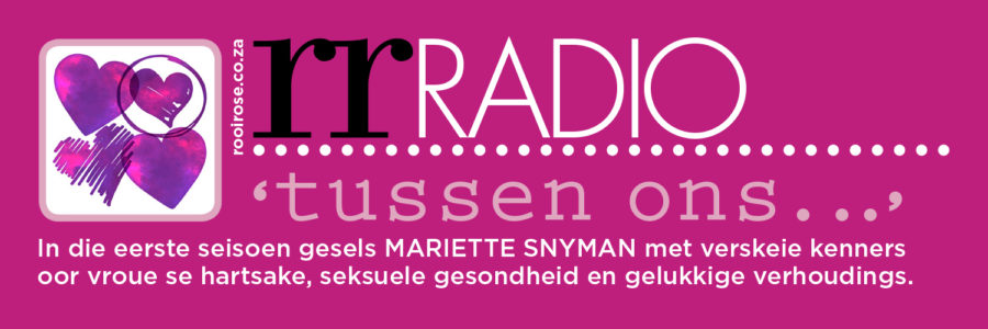 Luister na Tee & Taai Toffies en WEN ’n rooi rose-blokraaiboek!