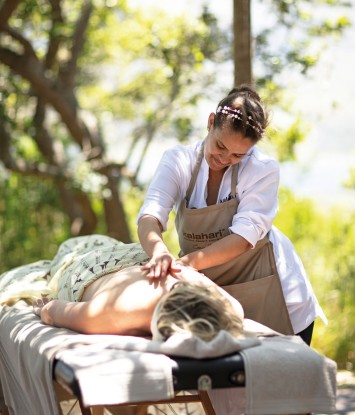 Dit was tyd om na die spa vir 'n lekker paartjie-massering oor te stap.