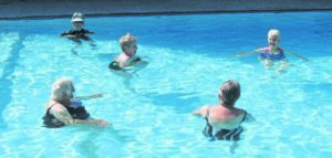 Steady, safe exercise in the pool