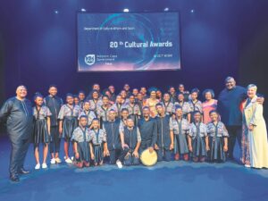 Zolani choir sings at arts awards