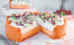 Peppermint crisp cheesecake