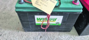 Robertson police seek owners of batteries