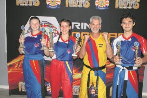 Local young kickboxers show their mettle