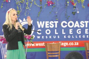‘Pursue your dreams,’ college women told