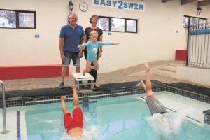 Learning to swim is key to survival