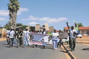 Anti-foreigner group protests