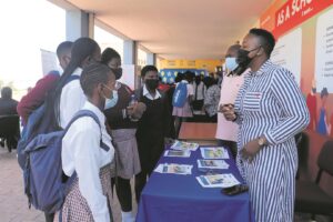 Career exhibit at various schools