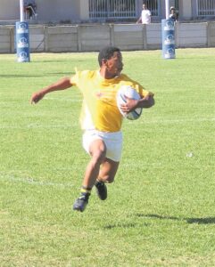 Flying Eagles en familie groet Hanekom