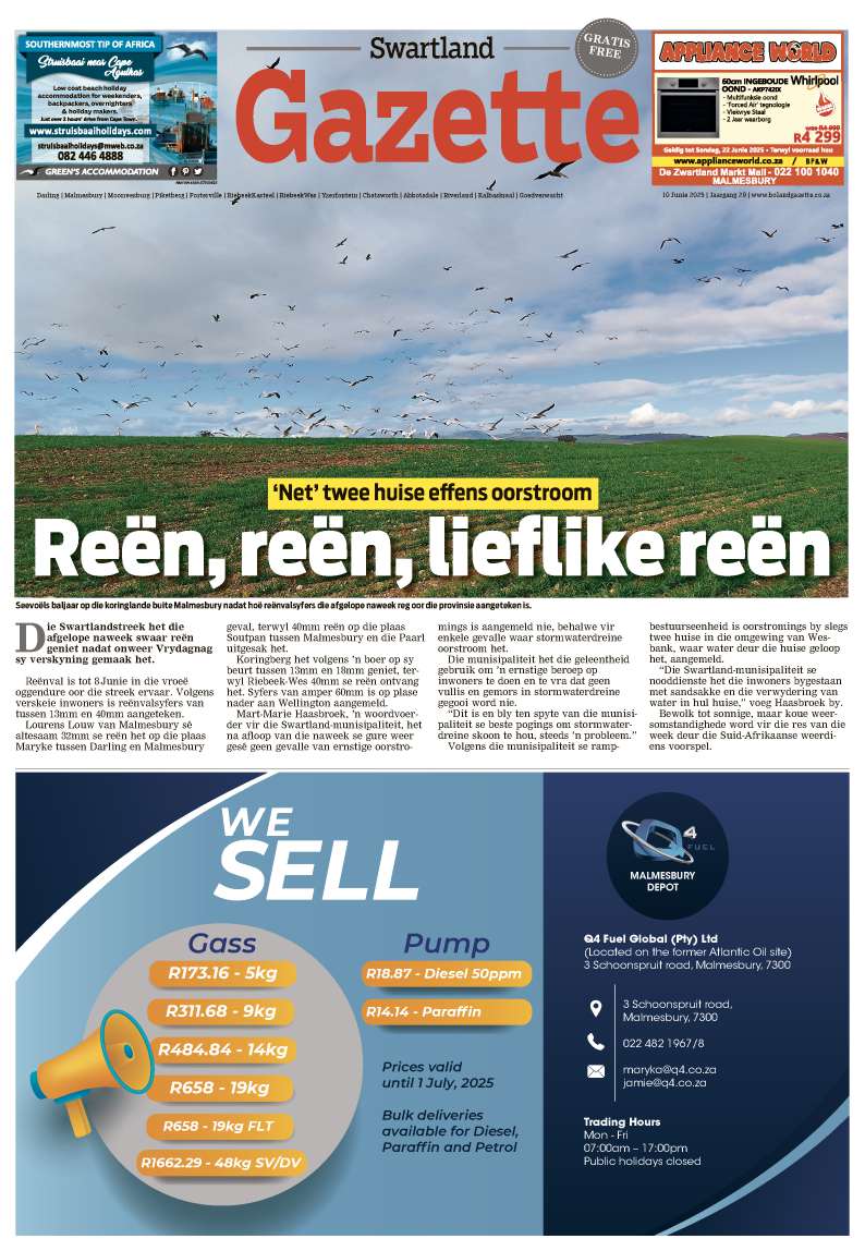 Swartland Gazette- E-edition – 10 June 2025