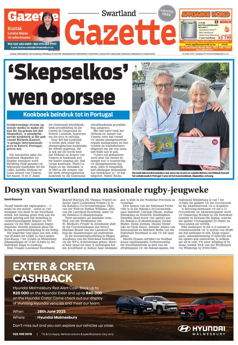 Swartland Gazette E-edition – 24 June 2025