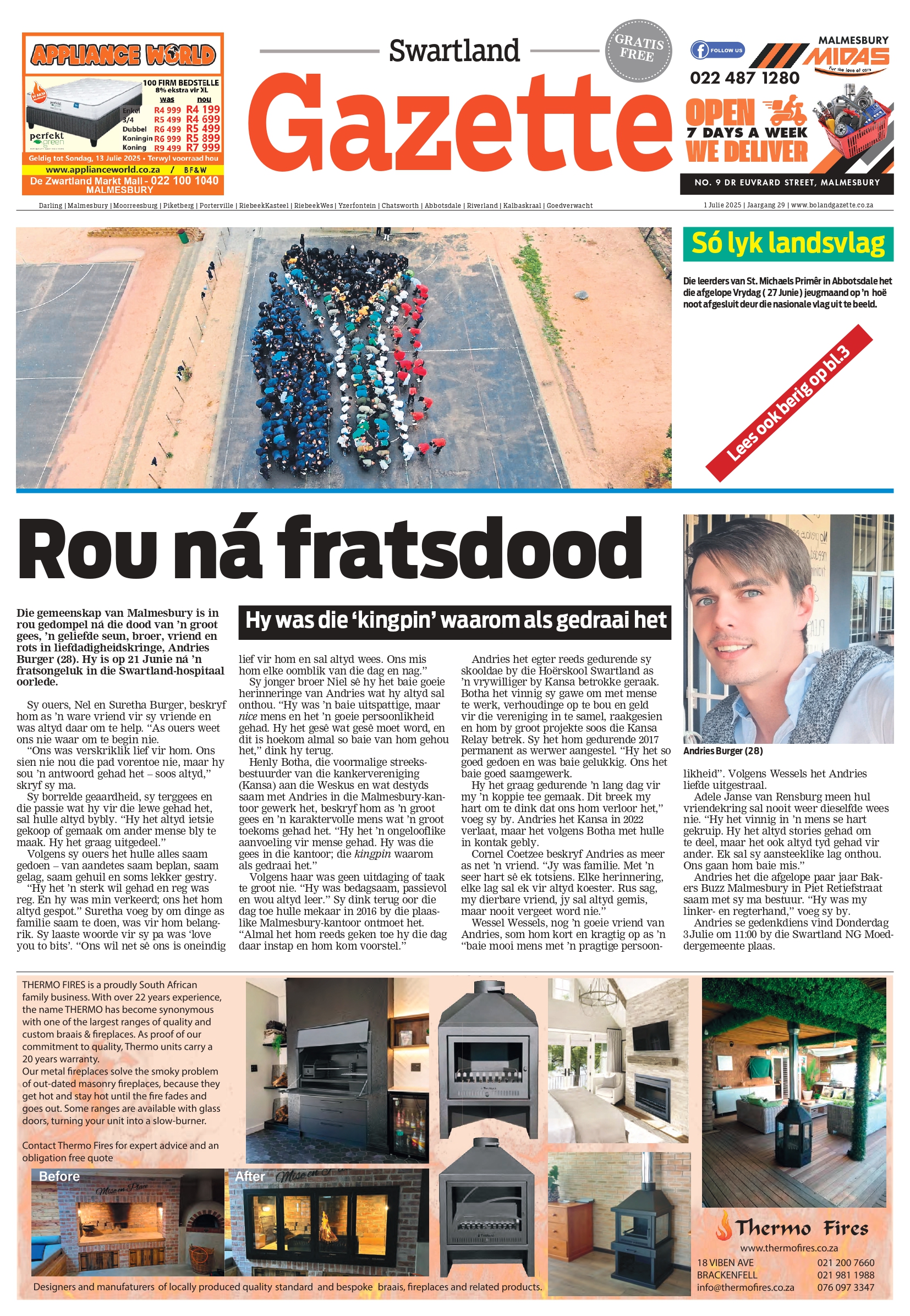Swartland Gazette Digital Newspaper Cover