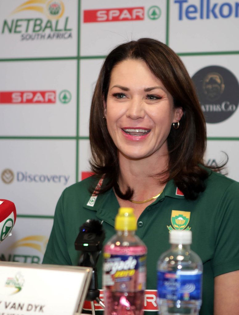 Jenny van Dyk, SPAR Proteas head coach, has welcomeed the opportunity for her team to play against the reigning world champions, Australia, in a three-match test series Down Under in October. Photo: Reg Caldecott