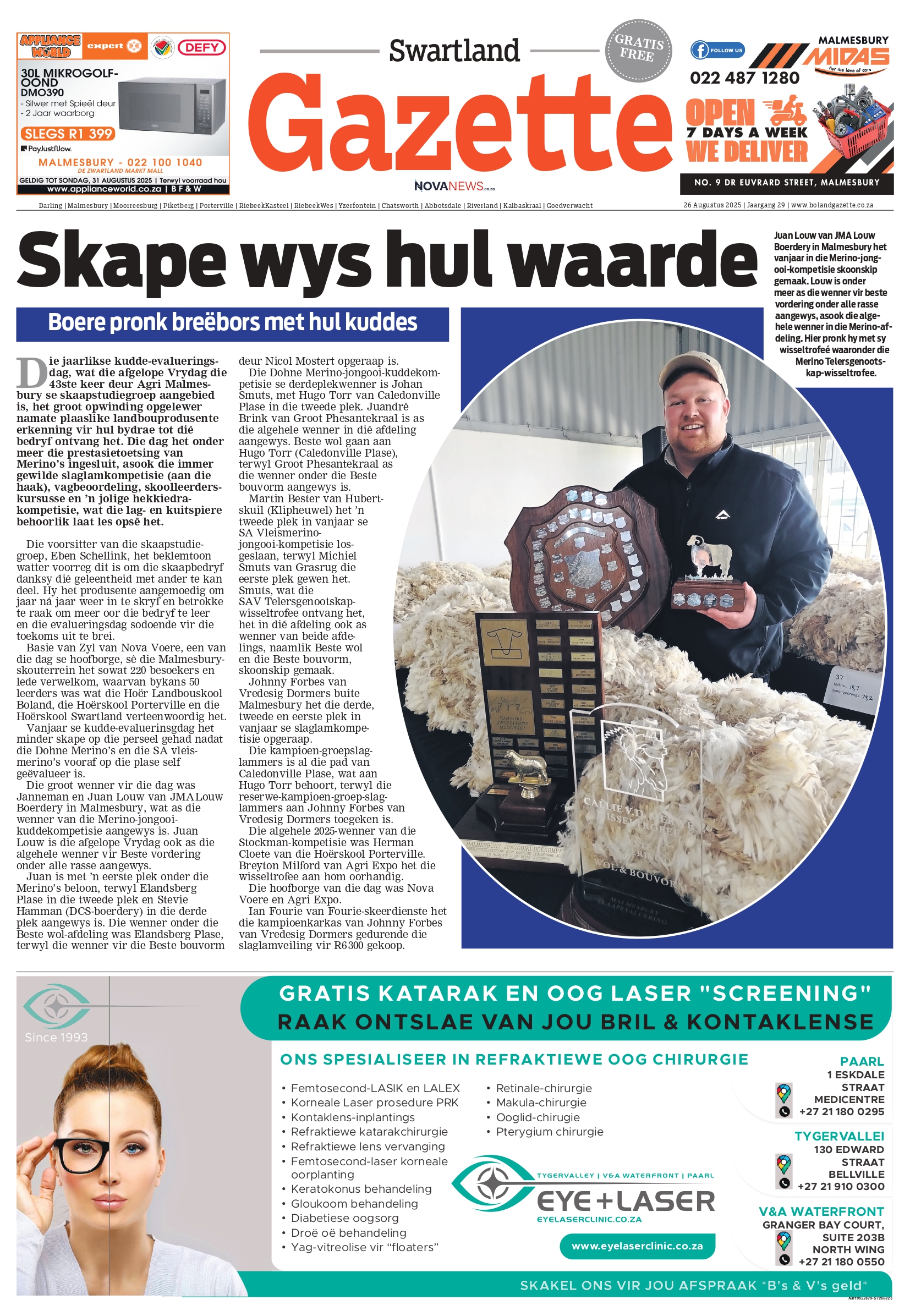 Swartland Gazette – E-edition – 26 August 2025