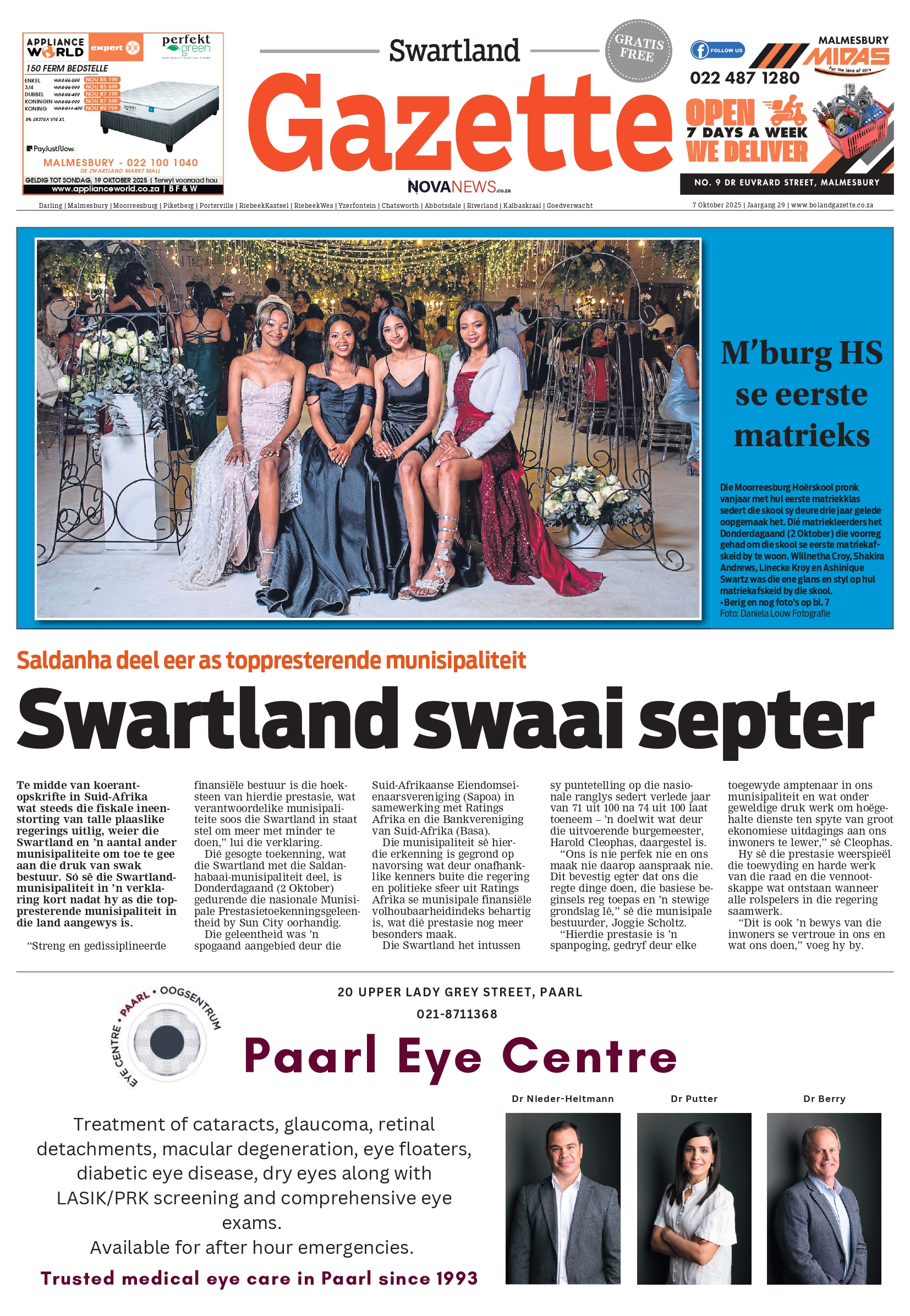 Swartland Gazette – E-edition – 7 October 2025
