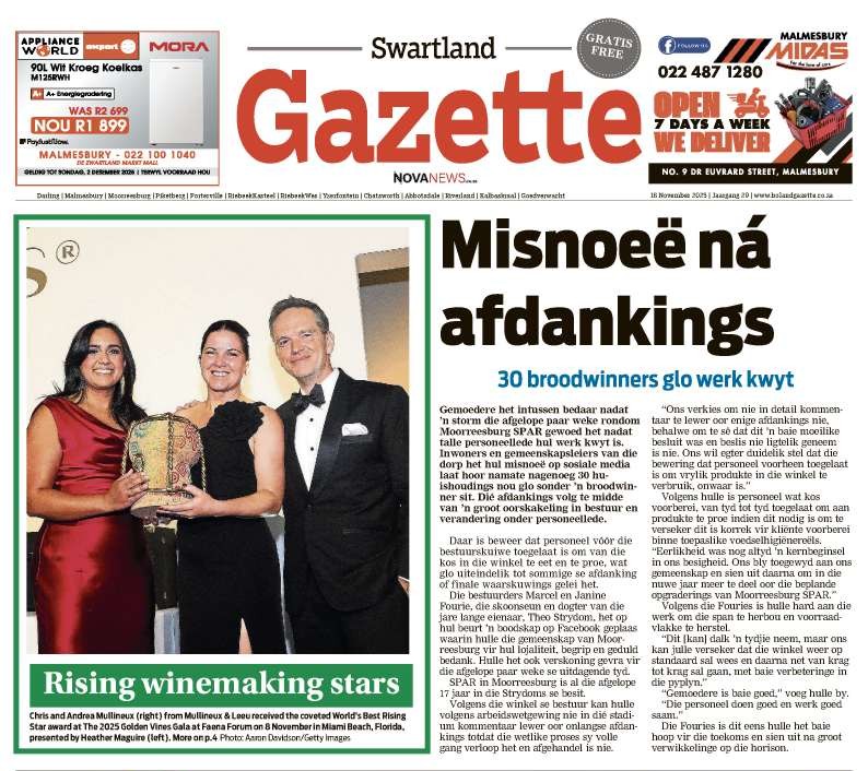 Swartland Gazette – E-edition – 18 November 2025