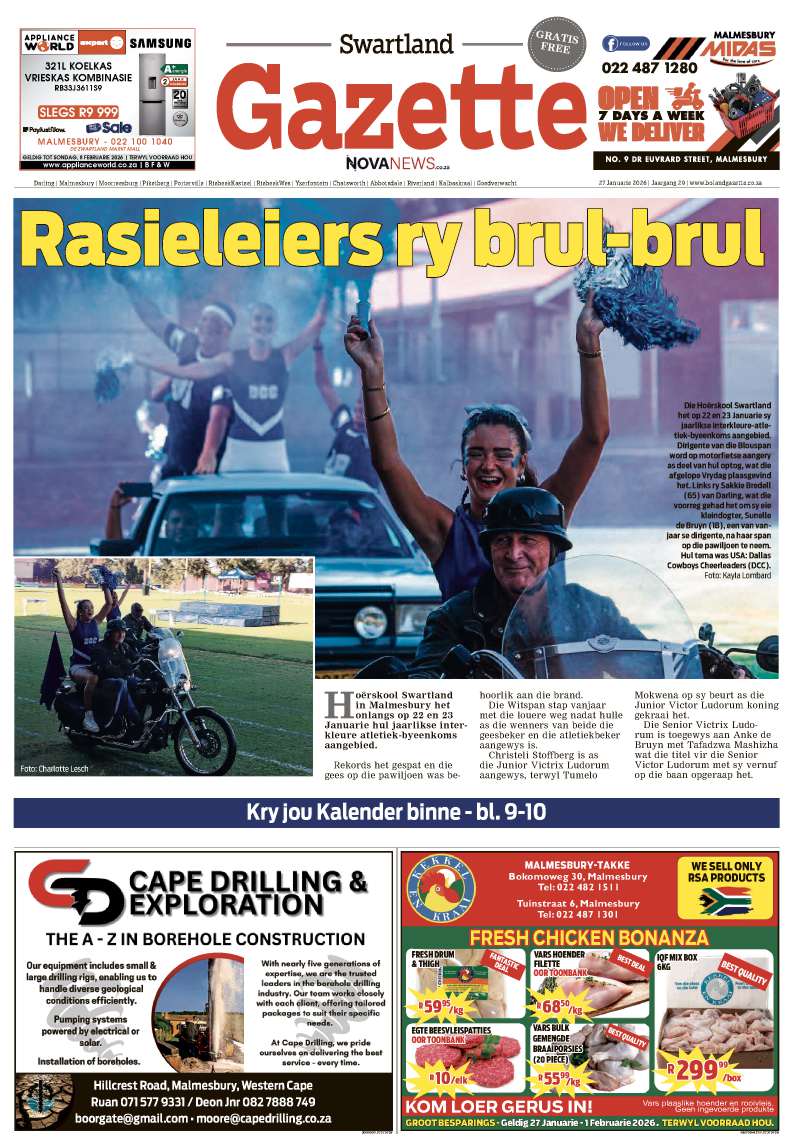 Swartland Gazette – E-edition – 27 January 2026