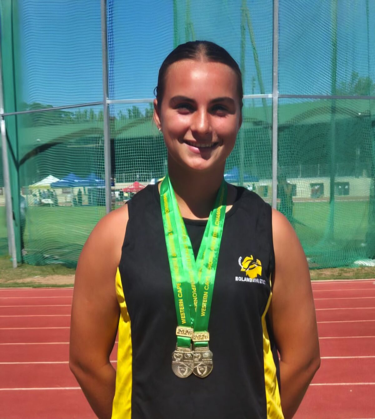 Swartland se Lienka looi hamer, diskus