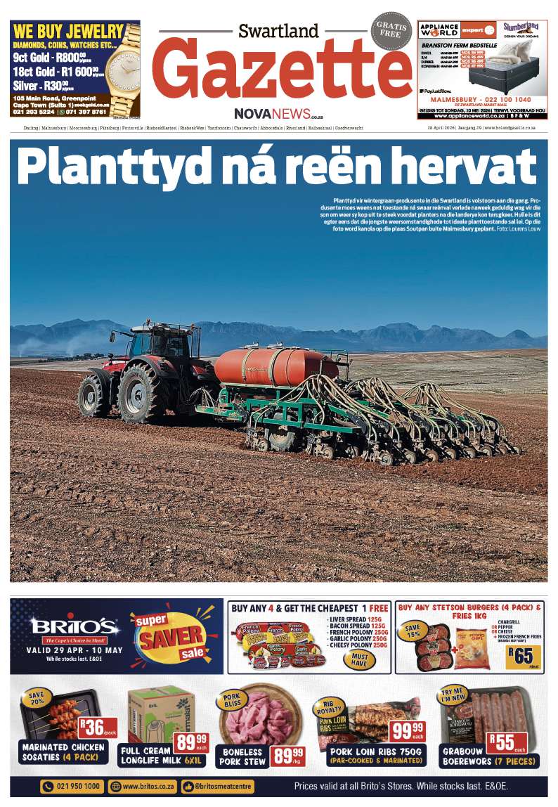 Swartland Gazette – E-edition – 28 April 2026