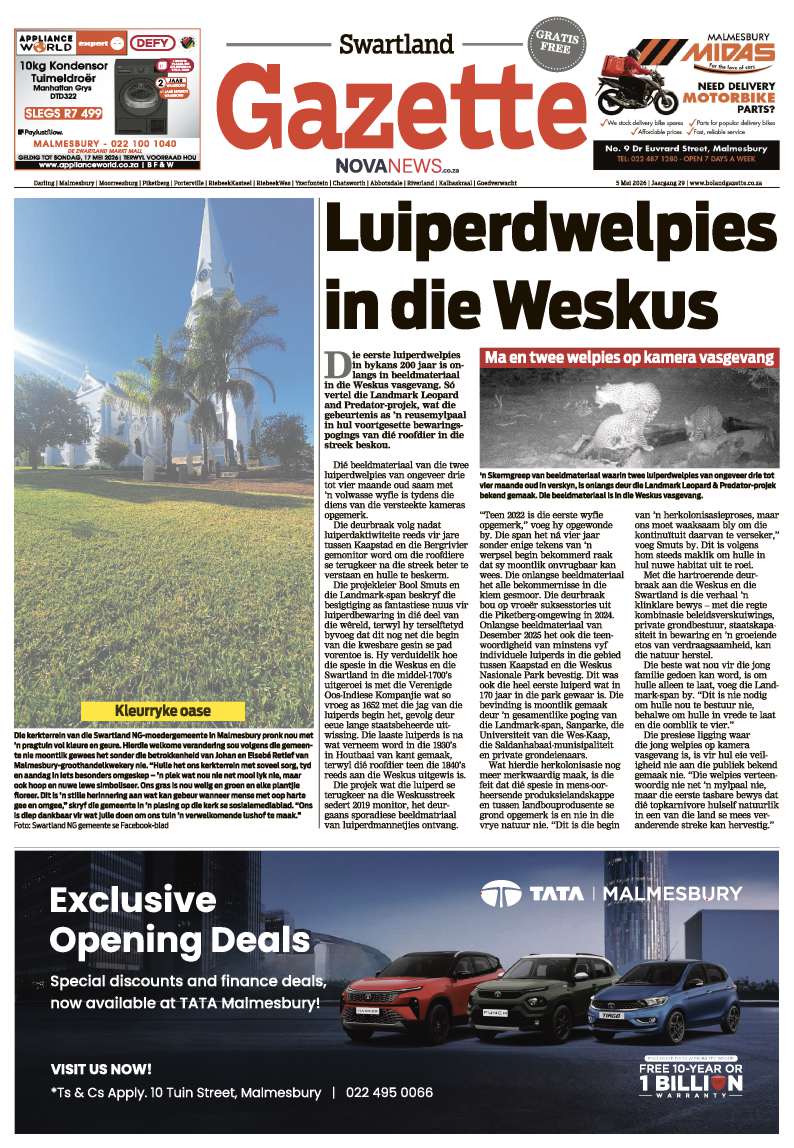 Swartland Gazette – E-edition – 5 May 2026