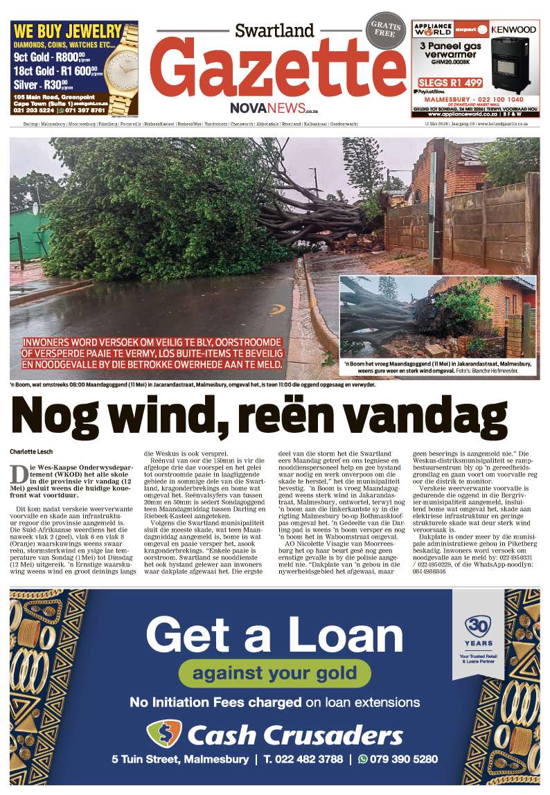 Swartland Gazette – E-edition – 12 May 2026