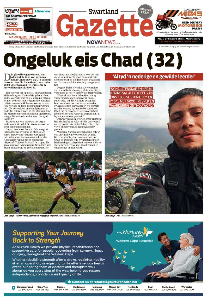 Swartland Gazette – E-edition – 16 June 2026