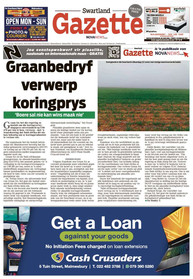 Swartland Gazette – E-edition – 23 June 2026