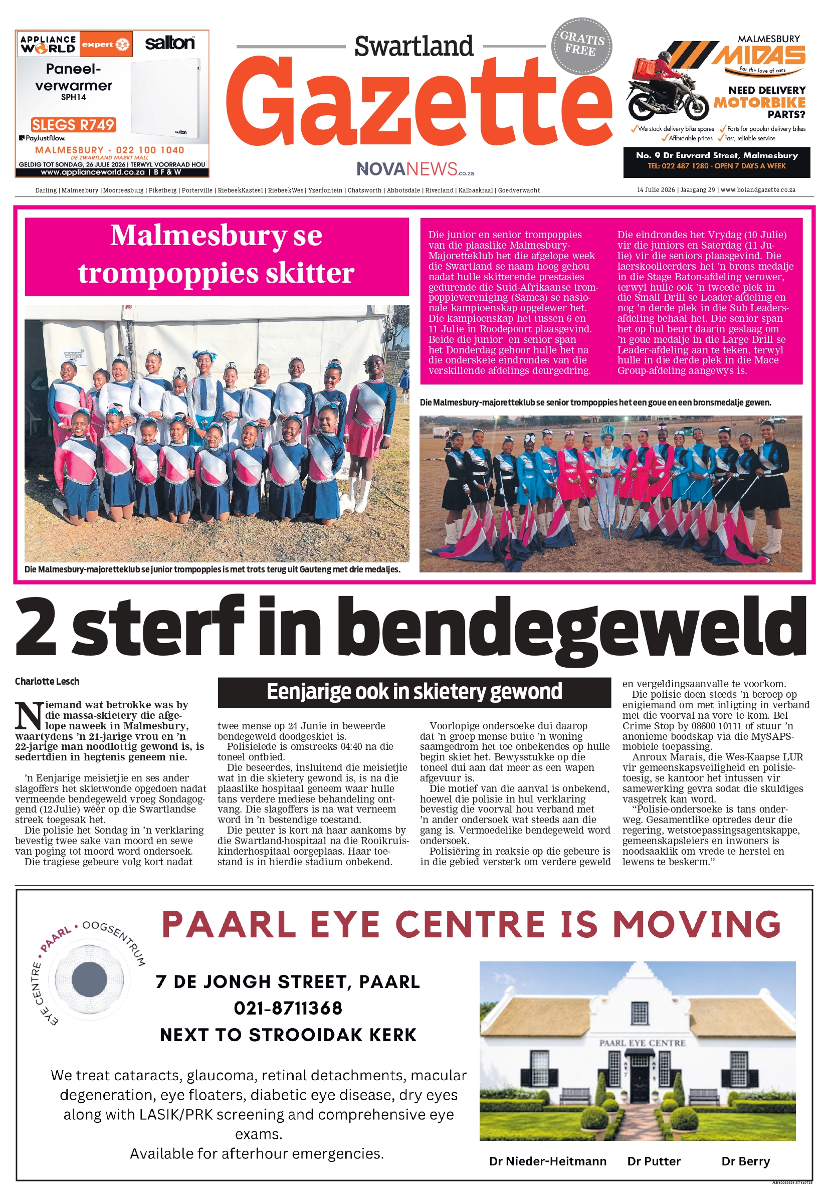 Swartland Gazette – E-edition – 14 July 2026