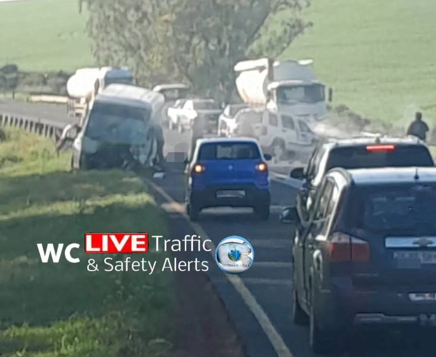 Three killed, 14 injured in N2 crash near Heidelberg