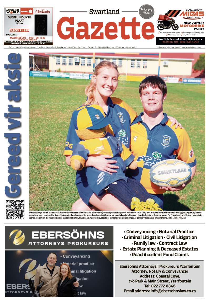 Swartland Gazette – E-edition – 11 August 2026