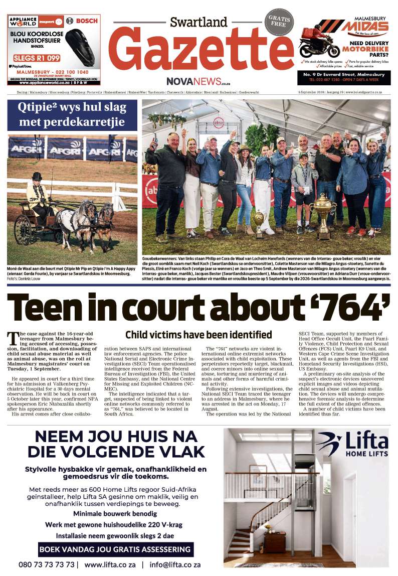 Swartland Gazette – E-edition – 8 September 2026