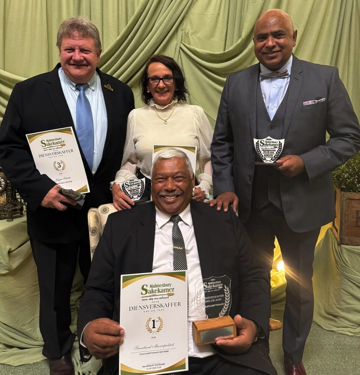 Swartland Municipality wins two gold awards for service excellence