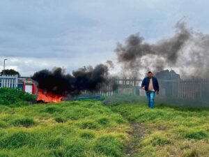 Bonteheuwel play park destroyed in broad daylight arson attack