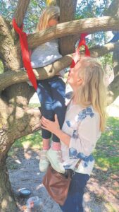 Domkrag red meisie (7) uit boom