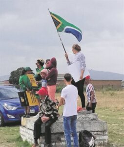 Kapenaars ondersteun die Springbokke