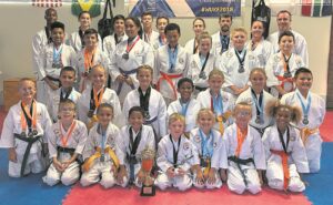 Karateka excel at tournament