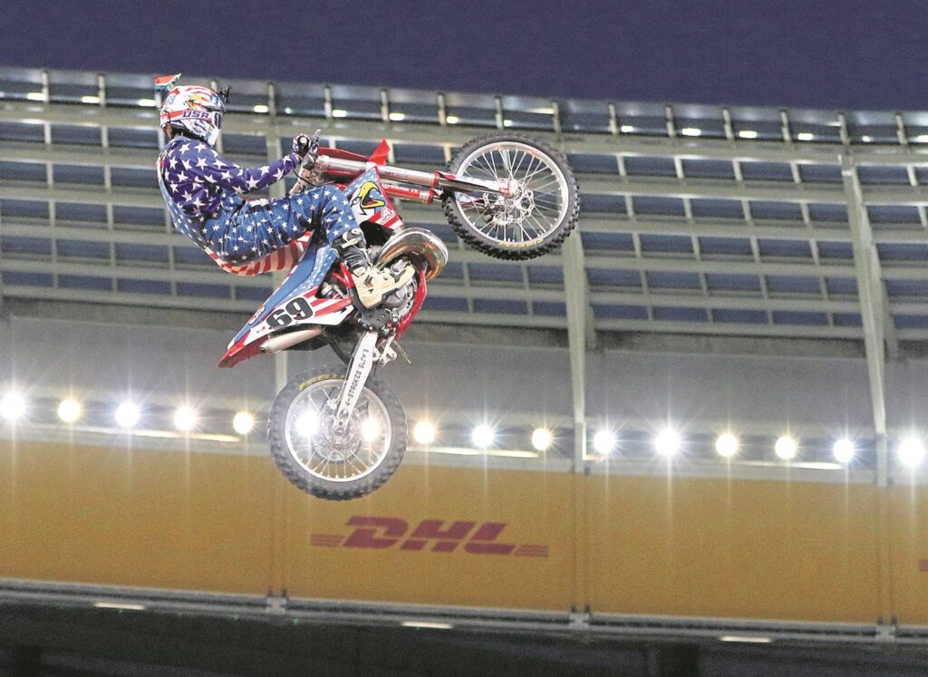 American Ronnie Mac gets some air.