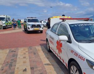 Kite surfer rescued in Bloubergstrand