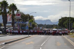 Gates forced open at City offices in Kraaifontein by school children during service delivery protest