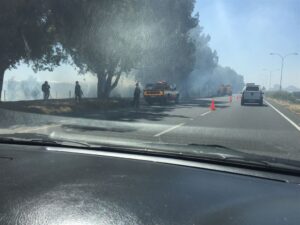 N7 fire reduces visibility