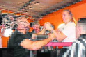 Fearsome armwrestlers sweat it out in competition in Durbanville