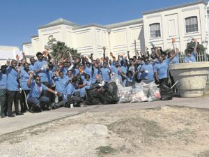 GrandWest volunteers join forces on World Water Day to clean Elsieskraal River canal
