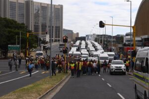 Millions lost in violent taxi protest