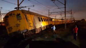 Train derails at Netreg Station
